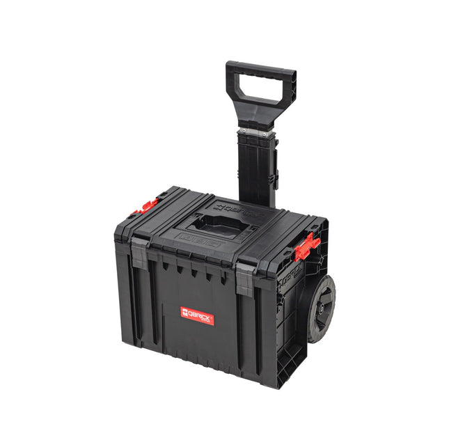 Qbrick System PRO Cart 2.0 box mobile su ruote impilabile 450 x 390 x 690 mm 28 l con manico telescopico