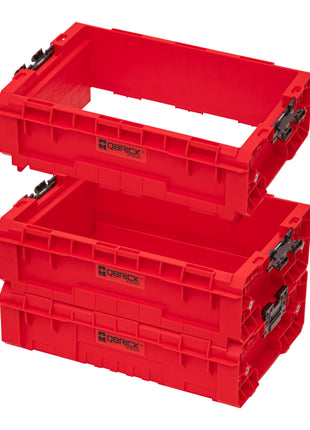 Qbrick System PRO Box Extender 2.0 RED ULTRA HD Estensione personalizzata della cassa 450 x 310 x 151 mm 9 l impilabile