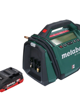 Metabo AK 18 Multi cordless compressor 18 V 11 bar + 1x battery 4.0 Ah - without charger