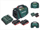 Metabo AK 18 Multi cordless compressor 18 V 11 bar + 2x battery 4.0 Ah + charger