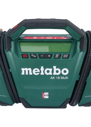 Compressore a batteria Metabo AK 18 Multi 18 V 11 bar + 2x batteria ricaricabile 5,5 Ah + caricatore