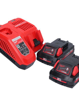 Riveteuse aveugle sur batterie Milwaukee M18 ONEFPRT-302X 18 V 20 kN sans balais + 2x batterie 3,0 Ah + chargeur + boîtier HD