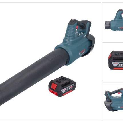 Bosch GBL 18V-750 Professional Akku Gebläse 18 V BITURBO Brushless + 1x Akku 6,0 Ah - ohne Ladegerät