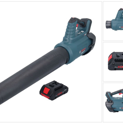 Soffiatore a batteria senza spazzole Bosch GBL 18V-750 Professional 18 V BITURBO + 1x batteria ProCORE da 4,0 Ah - senza caricabatterie