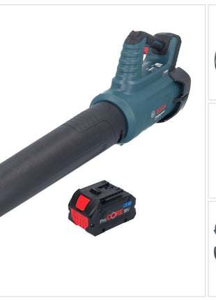 Bosch GBL 18V-750 Profesjonalna dmuchawa akumulatorowa 18 V BITURBO Brushless + 1x akumulator ProCORE 8,0 Ah - bez ładowarki