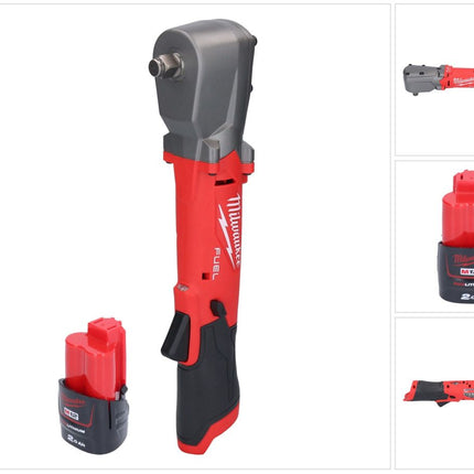 Milwaukee M12 FRAIWF12-201 Visseuse d'angle sans fil 12 V 1/2" 270 Nm Brushless + 1x batterie 2,0 Ah - sans chargeur