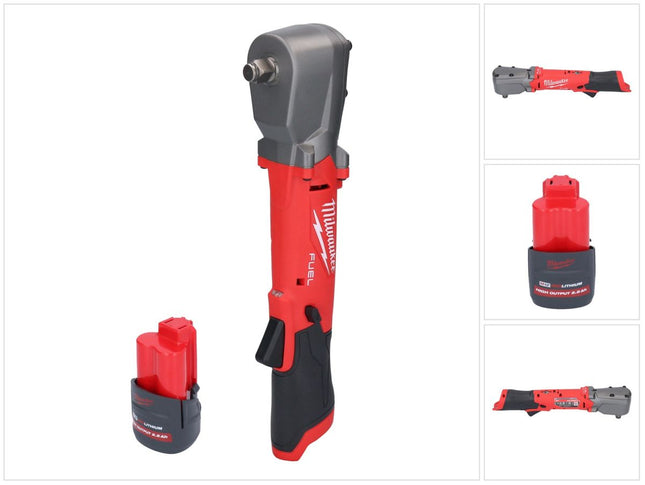 Milwaukee M12 FRAIWF12-251 Visseuse d'angle sans fil 12 V 1/2" 270 Nm Brushless + 1x batterie 2,5 Ah - sans chargeur
