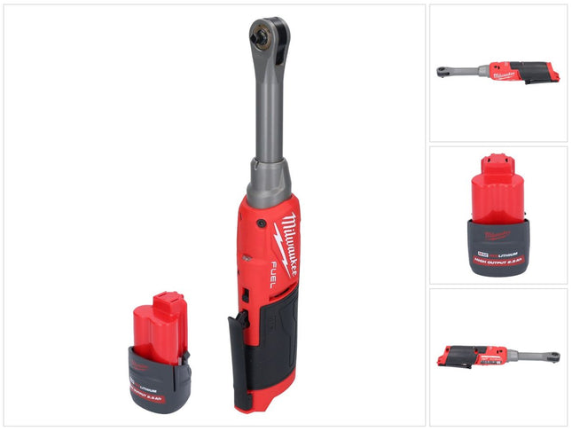 Milwaukee M12 FHIR14LR-251 Clé à cliquet sans fil à grande vitesse 12 V 47 Nm 1/4" Brushless + 1x batterie 2,5 Ah - sans chargeur