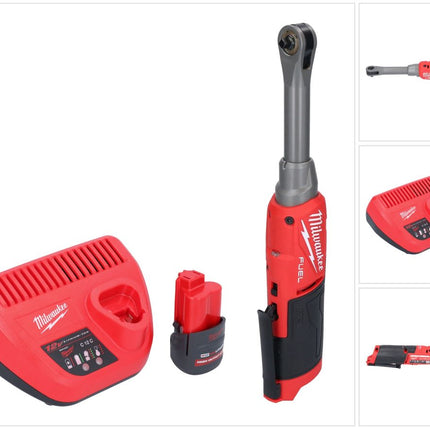 Milwaukee M12 FHIR14LR-251 batterie cliquet haute vitesse 12 V 47 Nm 1/4" brushless + 1x batterie 2,5 Ah + chargeur