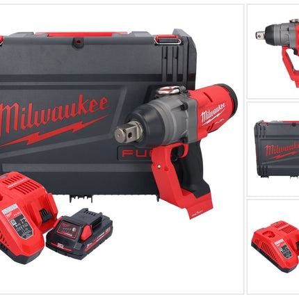 Milwaukee M18 ONEFHIWF1-301X Avvitatore a impulsi a batteria 18 V 2033 Nm 1 Brushless + 1x batteria 3,0 Ah + caricatore + HD Box