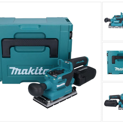 Makita DBO 381 ZJU Ponceuse vibrante sans fil 18 V 93 x 185 mm Brushless + Makpac - sans batterie, sans chargeur