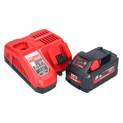 Milwaukee M18 FSAG125X-551 Smerigliatrice angolare a batteria 18 V 125 mm brushless + 1x batteria 5,5 Ah + caricabatterie