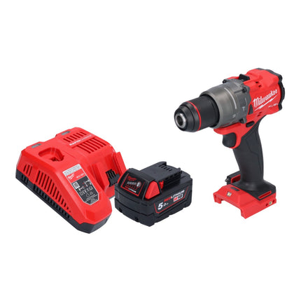 Trapano a percussione a batteria Milwaukee M18 FPD3-501 18 V 158 Nm brushless + 1x batteria ricaricabile 5,0 Ah + caricabatterie