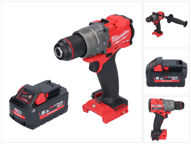 Milwaukee M18 FPD3-551 trapano a percussione a batteria 18 V 158 Nm brushless + 1x batteria ricaricabile 5,5 Ah - senza caricabatterie