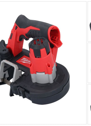 Sega a nastro a batteria Milwaukee M12 BS-0 12 V 41 x 41 mm Solo ( 4933431310 ) - senza batteria, senza caricabatterie