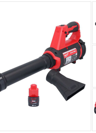 Milwaukee M12 BBL-201 Batteria di emergenza 12 V + 1x batteria 2,0 Ah - senza kit di ricarica