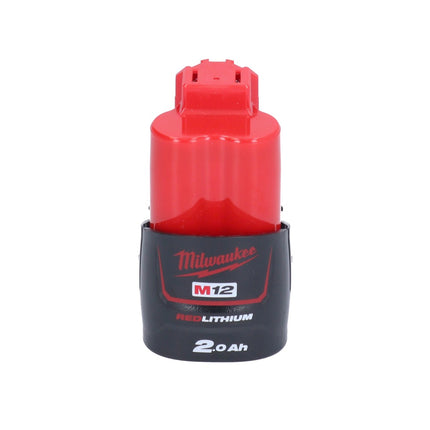 Milwaukee M12 BS-201 scie à ruban sans fil 12 V 41 x 41 mm + 1x batterie 2,0 Ah - sans chargeur