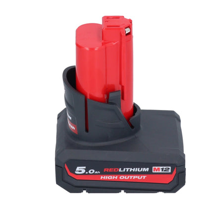 Milwaukee M12 BS-501 Scie à ruban sans fil 12 V 41 x 41 mm + 1x batterie 5,0 Ah - sans chargeur