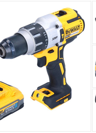 DeWalt DCD 996 N trapano a percussione a batteria 18 V 95 Nm senza spazzole + 1x batteria Powerstack 5,0 Ah - senza caricabatterie