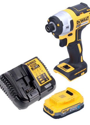 DeWalt DCF 887 E1 18 V 205 Nm 1/4'' Avvitatore a impulsi senza spazzole + 1x batteria 1,7 Ah + caricatore