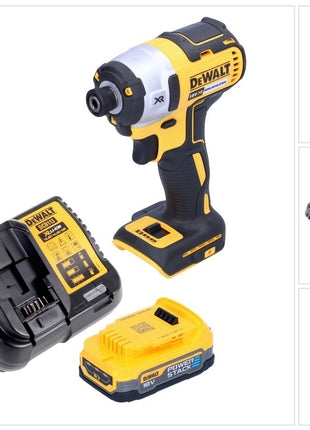 DeWalt DCF 887 E1 18 V 205 Nm 1/4'' Avvitatore a impulsi senza spazzole + 1x batteria 1,7 Ah + caricatore