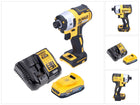 DeWalt DCF 887 E1 18 V 205 Nm 1/4'' Avvitatore a impulsi senza spazzole + 1x batteria 1,7 Ah + caricatore