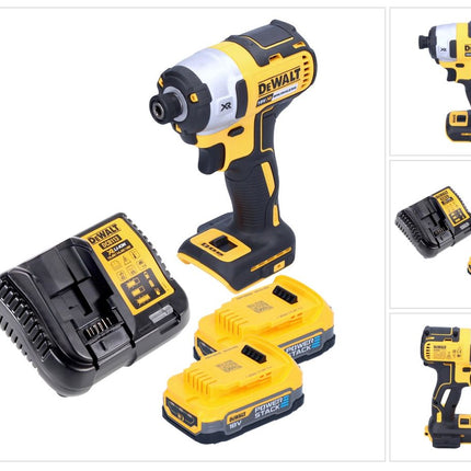 DeWalt DCF 887 E2 Akku Schlagschrauber 18 V 205 Nm 1/4" Brushless + 2x Akku 1,7 Ah + Ladegerät