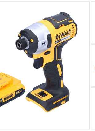 DeWalt DCF 887 N Clé à choc sans fil 18 V 205 Nm 1/4'' Brushless + 1x batterie 2,0 Ah - sans chargeur