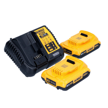 DeWalt DCF 887 D2 Clé à choc sans fil 18 V 205 Nm 1/4'' Brushless + 2x batterie 2,0 Ah + chargeur