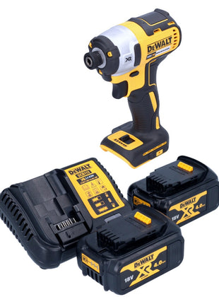 DeWalt DCF 887 M2 Clé à choc sans fil 18 V 205 Nm 1/4'' Brushless + 2x batterie 4,0 Ah + chargeur