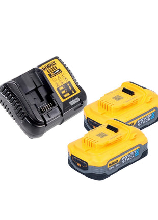 DeWalt DCF 887 H2 Clé à choc sans fil 18 V 205 Nm 1/4" Brushless + 2x batterie Powerstack 5,0 Ah + chargeur