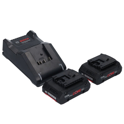 Bosch GSB 18V-45 Professional 18 V 45 Nm Brushless trapano avvitatore a percussione senza filo + 2x batteria ProCORE 4,0 Ah + caricabatterie + L-Case