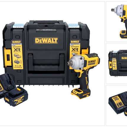 Avvitatore a impatto a batteria DeWalt DCF 892 M1T 18 V 813 Nm 1/2" Brushless + 1x batteria 4,0 Ah + caricabatteria + TSTAK