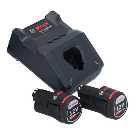 Bosch GST 12V-70 Professional Akku Stichsäge 12 V 70 mm + 2x Akku 2,0 Ah + Ladegerät