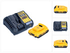 DeWalt DCB 1104 D1 Battery Starter Set 12 V / 18 V 1x battery 2.0 Ah + DCB 1104 charger