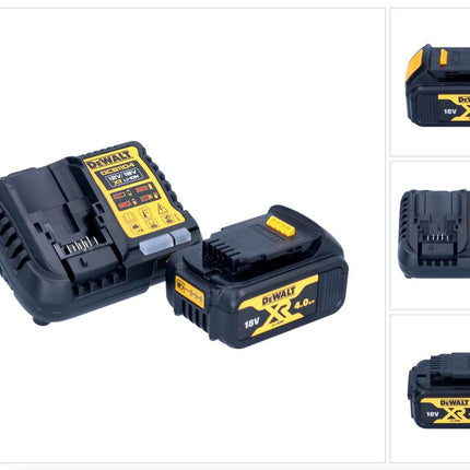 DeWalt DCB 1104 M1 Battery Starter Set 12 V / 18 V 1x batteria 4,0 Ah + caricabatterie DCB 1104
