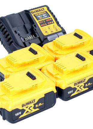 DeWalt DCB 1104 P4 Battery Starter Set 12 V / 18 V 4x battery 5.0 Ah + DCB 1104 charger