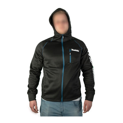 Makita Polar Tec Hoodie veste XL avec capuche travail et loisirs ( 98P214-XL ) 100 % polyester