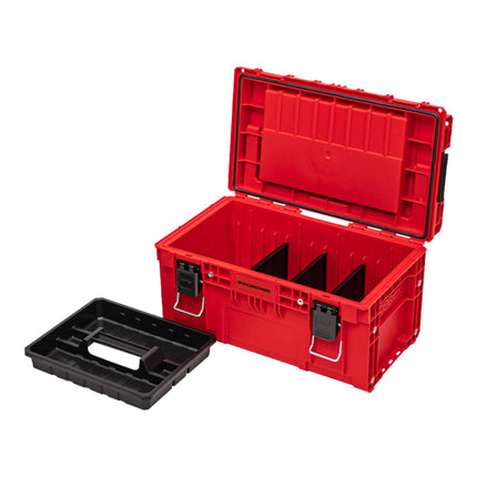 Toolbrothers RHINO XL Werkzeugkoffer ULTRA Handling+ Höhe L 26 l IP66 mit herausnehmbaren Trennwänden + Boxen