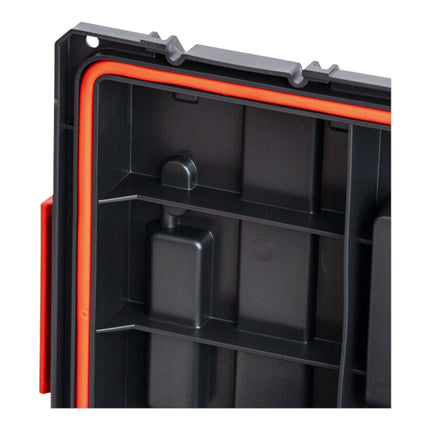 Toolbrothers RHINO XL Werkzeugkoffer ECO Vario+ Höhe L 28 l IP66 mit herausnehmbaren Trennwänden