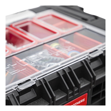 Toolbrothers RHINO XL Valigia portautensili  ECO Handling+ altezza L 26 l IP66 con divisori estraibili + cassette
