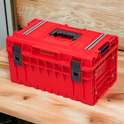 Toolbrothers RHINO XXL Werkzeugkoffer ULTRA Work+ Höhe L 38 l IP66 mit herausnehmbaren Trennwänden