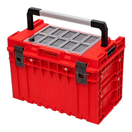 Toolbrothers RHINO XXL Werkzeugkoffer ULTRA Handling+ Höhe XL 52 l IP66 mit herausnehmbaren Trennwänden + Boxen
