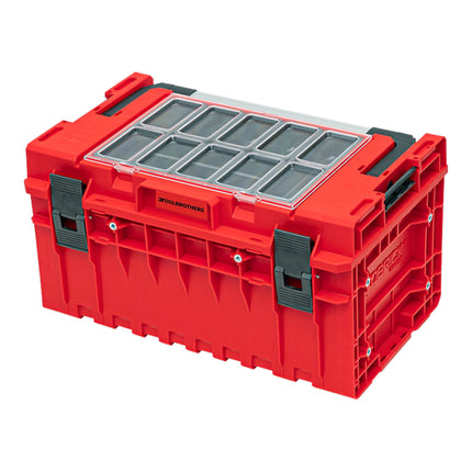 Toolbrothers RHINO XXL Valigia portautensili ULTRA Handling+ altezza L 38 l IP66 con divisori estraibili + cassette
