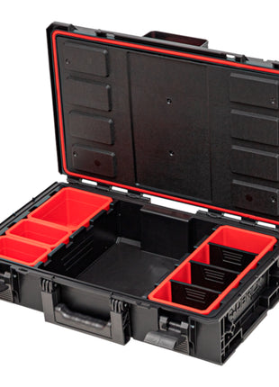 Toolbrothers RHINO XXL Werkzeugkoffer ECO Handling+ Höhe M 15,4 l IP66 mit herausnehmbaren Trennwänden + Boxen