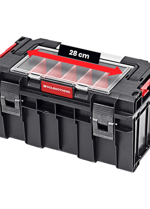 Toolbrothers RHINO Slim Werkzeugkoffer ECO Handling+ Compact Edition 14 l IP54