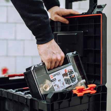 Toolbrothers RHINO L Mallette à outils ECO Organize+ + 5x L Organizer ECO Mini 19 l IP54