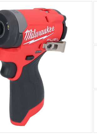 Milwaukee M12 FID2-0 Avvitatore a impulsi a batteria 12 V 170 Nm 1/4" Brushless Solo ( 4933479876 ) - senza batteria, senza caricatore