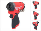 Milwaukee M12 FID2-0 Avvitatore a impulsi a batteria 12 V 170 Nm 1/4