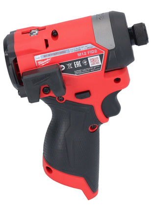 Milwaukee M12 FID2-0 Avvitatore a impulsi a batteria 12 V 170 Nm 1/4" Brushless Solo ( 4933479876 ) - senza batteria, senza caricatore